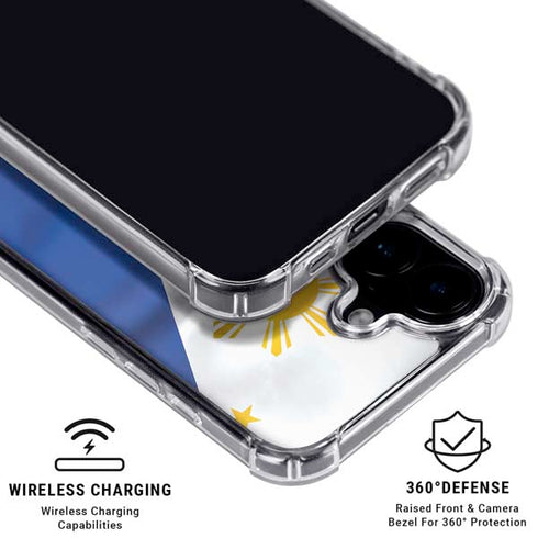 Philippines Flag iPhone 17 Clear Case